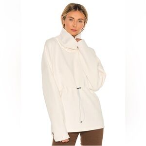 Varley Barton Sweater Eggnog Women’s Cozy Knit Pullover Neutral Luxe Size XL